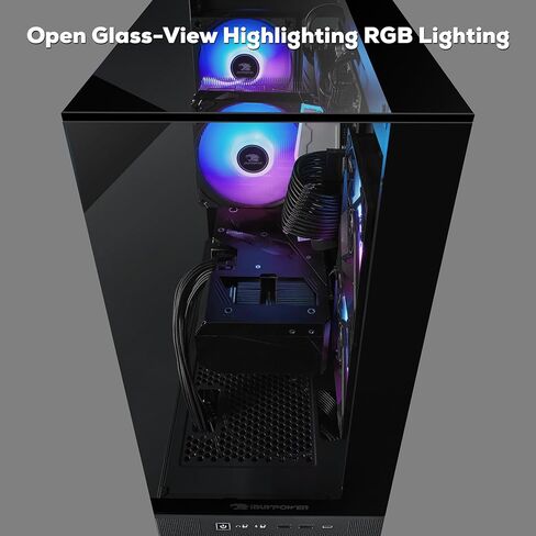 iBUYPOWER Element SE Gaming PC Desktop Computer AMD Ryzen 7 8700F CPU, NVIDIA RTX 5060Ti 8GB GPU, 32GB DDR5 RGB 5200MHz RAM, 1TB NVMe SSD, Windows 11 Home, Gamer Keyboard and Mouse - ESA7N56T01 in Kuwait