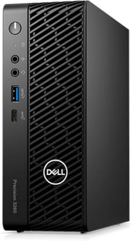 Dell Precision 3260 Compact Workstation Desktop (2022) | Core i7-13700 - 512GB SSD Hard Drive - 32GB RAM | 24 cores @ 5.2 GHz Win 11 Pro Black (Renewed) in Kuwait