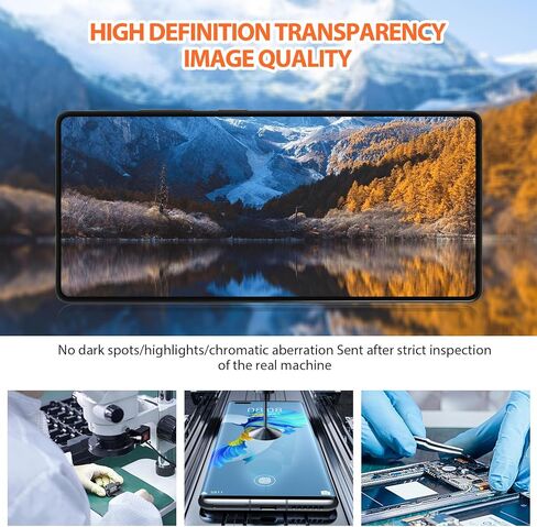 AMOLED LCD لشاشة Samsung S25 Ultra 5G بديلة لشاشة Samsung S25 Ultra LCD S938B أجزاء إصلاح مجموعة التحويل الرقمي التي تعمل باللمس مع إطار (مع وظيفة بصمة الإصبع) (أسود تيتانيوم) in Kuwait