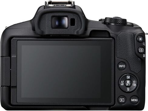 كاميرا Canon EOS R50 بدون مرآة مع RF-S مقاس 18-45 مم f/4.5-6.3 هي عدسة STM + SanDisk Ultra 64 جيجابايت + بطارية بديلة إضافية + حقيبة حمل الكاميرا والمزيد (حزمة 20 قطعة) (متجددة) in Kuwait