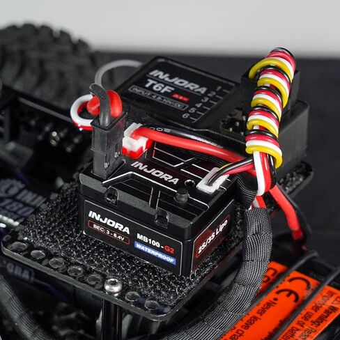 INJORA MB100 Brushed Mini ESC 20A for 1/24 1/18 RC Crawler SCX24 AX24 TRX4M FCX24 FCX18 Upgrade in Saudi Arabia