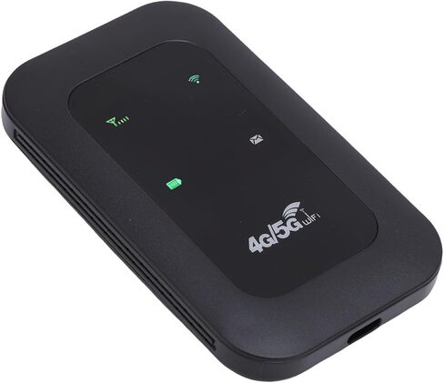 Sorandy 4G LTE Mobile Hotspot, 300Mbps Portable WiFi Router, Travel Router with SIM Card Slot & 2100mAh Battery, Ideal for Travel, Supports 10 Devices in Kuwait