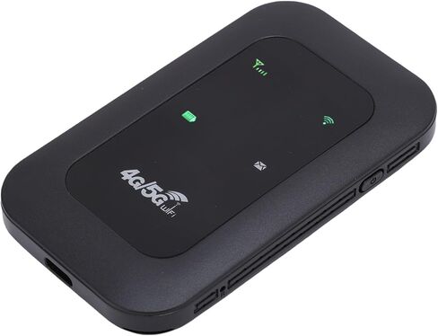 Sorandy 4G LTE Mobile Hotspot, 300Mbps Portable WiFi Router, Travel Router with SIM Card Slot & 2100mAh Battery, Ideal for Travel, Supports 10 Devices in Kuwait
