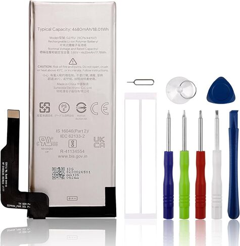 Replacement Battery G27FU Compatible with Google Pixel 5 with Tools in Kuwait