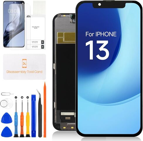 Incell لشاشة iPhone 13 البديلة لشاشة iPhone 13 LCD لشاشة iPhone13 التي تعمل باللمس محول الأرقام الزجاجية A2633 A2482 A2631 A2634 A2635 مع أجزاء إصلاح in Kuwait