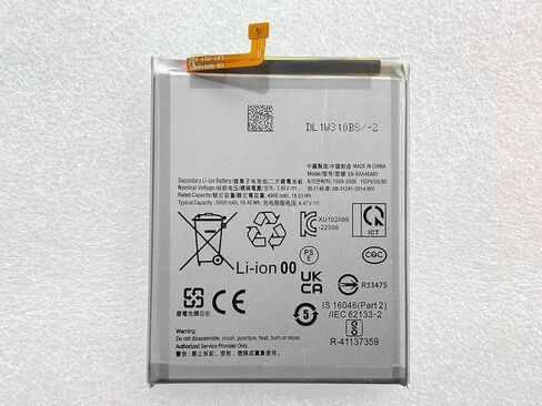 5000mAh EB-BA546ABY Replacement Battery Compatible with Samsung Galaxy A54 5G A34 5G SM-A546V SM-A546U SM-A546B SM-A546E SM-A5460 SM-A546M SM-A346E SM-A346B SM-A346M SM-A3460 3.88V in Kuwait