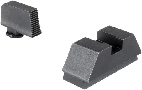 AMERIGLO Optic Compatible Sight Set for Glock - 4L Tall Black Serrated .280" Front, Flat Black .355" Rear in Kuwait