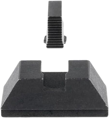 AMERIGLO Optic Compatible Sight Set for Glock - 4L Tall Black Serrated .280" Front, Flat Black .355" Rear in Kuwait