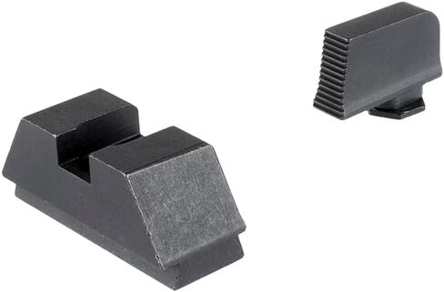 AMERIGLO Optic Compatible Sight Set for Glock - 4L Tall Black Serrated .280" Front, Flat Black .355" Rear in Kuwait