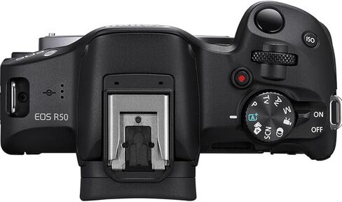 كاميرا Canon EOS R50 بدون مرآة مع عدسة RF-S مقاس 18-45 مم f/4.5-6.3 STM + عدسة RF مقاس 75-300 مم f/4-5.6 + SanDisk Ultra سعة 64 جيجابايت + بطارية إضافية + حقيبة حمل الكاميرا (حزمة مكونة من 23 قطعة) (متجددة) in Kuwait