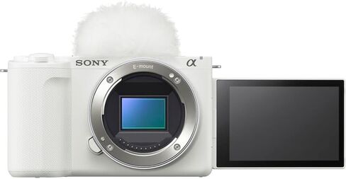 Sony ZV-E10 II Mirrorless Camera Bundle (White) | 26MP APS-C Sensor, AI Autofocus, 4K Video & Flip Screen | Ideal for Vlogging & Content Creation (ZVE10M2W) + 64GB Card + Camera Bag in Kuwait