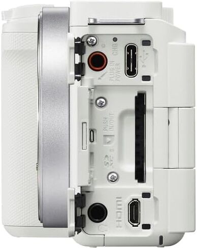 مجموعة كاميرا سوني ZV-E10 II بدون مرآة (أبيض) | مستشعر APS-C بدقة 26 ميجابكسل، وضبط تلقائي للصورة بتقنية الذكاء الاصطناعي، وفيديو بدقة 4K، وشاشة قابلة للطي | مثالي لمدونات الفيديو وإنشاء المحتوى (ZVE10M2W) + بطاقة سعة 64 جيجابايت + حقيبة + بطارية in Kuwait