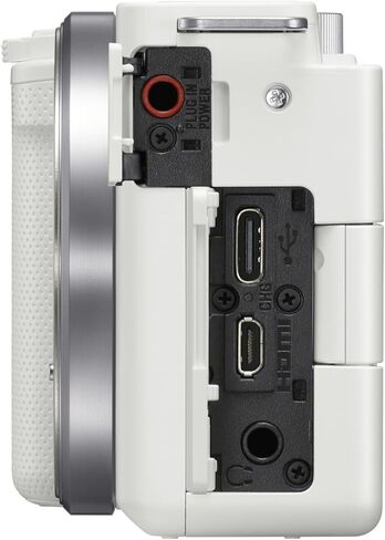 كاميرا Sony ZV-E10 بدون مرآة مع مجموعة عدسات مقاس 16-50 مم f/3.5-5.6 II (أبيض) | مستشعر APS-C بدقة 24.2 ميجابكسل، والتركيز البؤري التلقائي للعين في الوقت الحقيقي، وفيديو بدقة 4K، وشاشة قابلة للطي | لمدونات الفيديو والمحتوى (ZVE10KW) + بطاقة سعة 64 جيجاباي in Kuwait