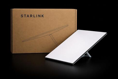 طقم الإنترنت عبر الأقمار الصناعية STARLINK Standard 4X (أحدث جيل) - موجه WiFi 6، عالي السرعة، زمن وصول منخفض، موثوق به في أي مكان in Kuwait