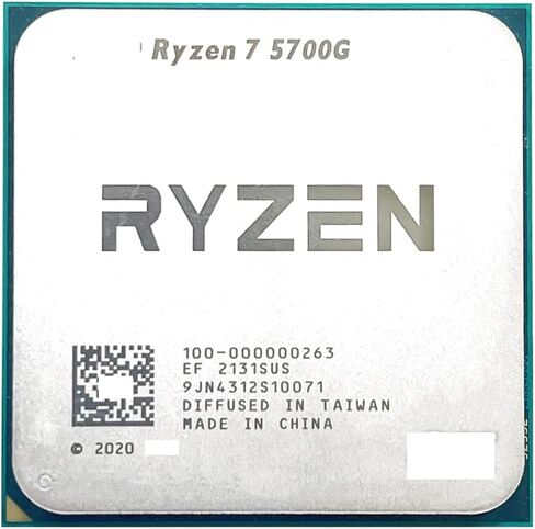 معالج وحدة المعالجة المركزية R 7 5700G R7 3.8 جيجا هرتز ثماني النواة 16 موضوع 65 واط L3 = 16 متر 100-000000263 مقبس AM4 in Kuwait