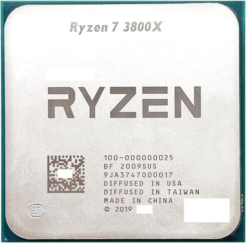 معالج وحدة المعالجة المركزية R 7 3800X R7 3.9 جيجا هرتز ثماني النواة بستة عشر خيط 7NM L3 = 32M 100-000000025 مقبس AM4 in Kuwait