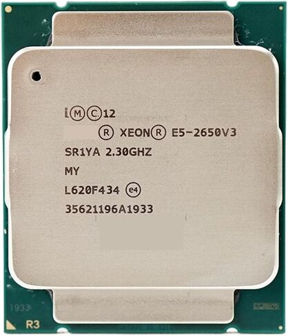 معالج Xeon E5 2650 V3 CPU 2.3G يخدم LGA 2011-3 E5-2650 2650V3 الكمبيوتر المكتبي للوحة الأم X99 in Kuwait