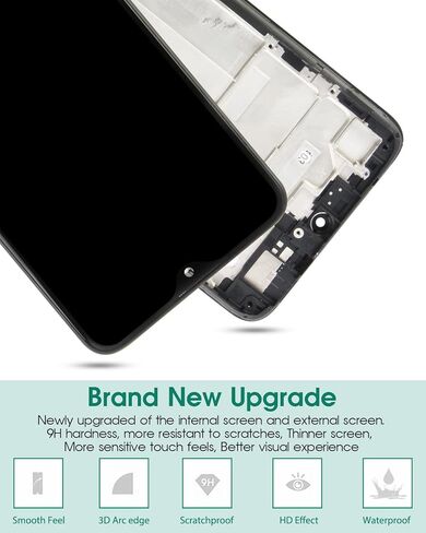 لاستبدال شاشة T-Mobile REVVL 4 لشاشة T-Mobile REVVL 4 LCD لـ 5007Z 5007W محول رقمي لشاشة تعمل باللمس أجزاء إصلاح الجمعية مع الإطار in Kuwait