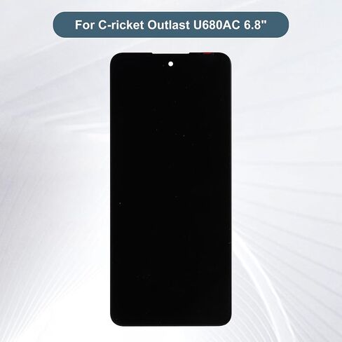 مجموعة محول رقمي لشاشة LCD بديلة تعمل باللمس متوافقة مع Cricket Outlast U680AC 6.8 بوصة مع أدوات (أسود) in Kuwait