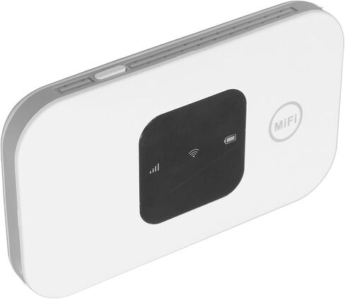 Zunate 4G LTE WiFi Hotspot Router, Portable Mobile Internet Device with 2100mAh Battery for 10 Users, Compatible with Micro SIM Cards for Asia and Africa Regions in Kuwait