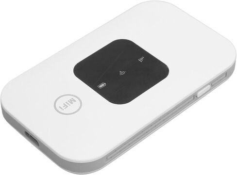 Zunate 4G LTE WiFi Hotspot Router, Portable Mobile Internet Device with 2100mAh Battery for 10 Users, Compatible with Micro SIM Cards for Asia and Africa Regions in Kuwait