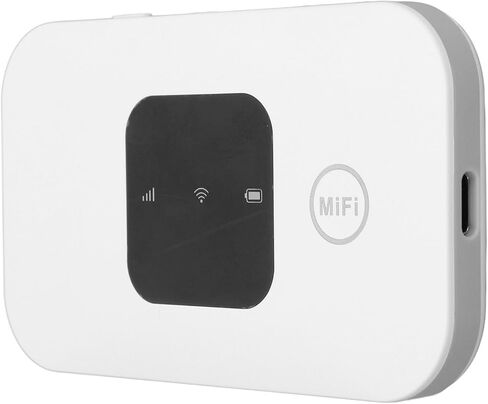 Zunate 4G LTE WiFi Hotspot Router, Portable Mobile Internet Device with 2100mAh Battery for 10 Users, Compatible with Micro SIM Cards for Asia and Africa Regions in Kuwait