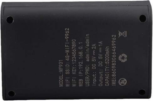 راوتر Drfeify 4G WiFi المحمول، 150 ميجابت في الثانية لاسلكي عالي السرعة LTE مع فتحة بطاقة SIM ونوع C شحن سريع، للعمل والسفر والتخييم RV في الهواء الطلق in Kuwait