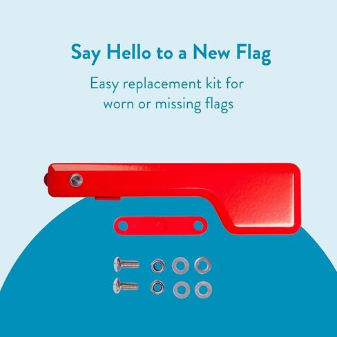 Architectural Mailboxes 5285R-10 Replacement Flag, Red in Saudi Arabia