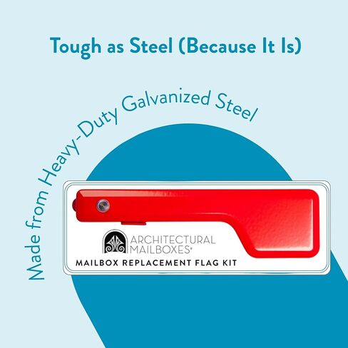 Architectural Mailboxes 5285R-10 Replacement Flag, Red in Saudi Arabia