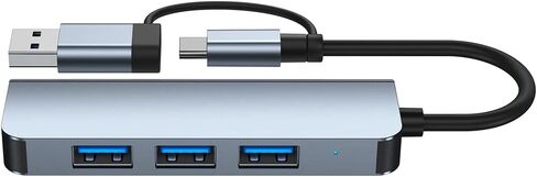 CAMVATE 4-Port Slim USB 3.0 Type-C Type-A Hub-3405 in Kuwait