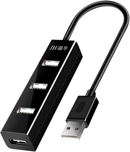 Holibanna 1 قطعة منفذ USB Hub Splitter محول كابل توسيع عالي السرعة خفيف الوزن وتصميم فعال لتبديد الحرارة لأجهزة الكمبيوتر المحمولة المتوافقة والمزيد in Kuwait
