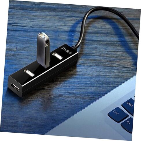 Holibanna 1 قطعة منفذ USB Hub Splitter محول كابل توسيع عالي السرعة خفيف الوزن وتصميم فعال لتبديد الحرارة لأجهزة الكمبيوتر المحمولة المتوافقة والمزيد in Kuwait