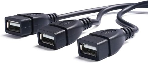 موزع USB 2.0 ذكر إلى ثلاثة أنثى لنقل البيانات والشحن بسرعة 480 ميجابت في الثانية محاور USB للكمبيوتر in Kuwait