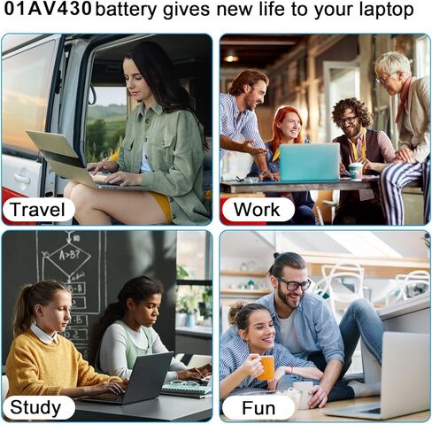 BND 01AV430 استبدال بطارية الكمبيوتر المحمول لجهاز ThinkPad X1 Carbon الجيل الخامس 2017 الجيل السادس 2018 سلسلة 01AV429 01AV494 SB10K97587 SB10K97586 01AV431 SB10K97588 01AV494 SB10K97586 بطارية 11.52 فولت 57 واط ساعة in Kuwait