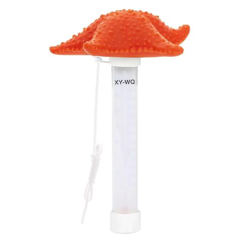 XY-WQ Floating Pool Thermometer, Large Size Easy Read for Water Temperature with String for Outdoor and Indoor Swimming Pools and Spas (Starfish) in Saudi Arabia