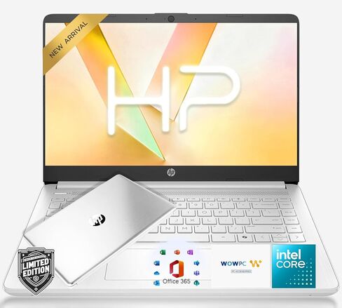 HP Natural Silver Laptop • Lightweight Notebook for Office & Study • 4GB DDR5 RAM • 128GB SSD + 1TB Cloud Storage • Intel 4-Core N150 CPU • Windows 11 • Anti-Glare Display • Long Battery Life in Kuwait