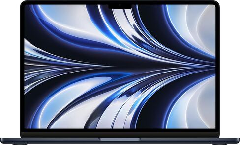 Apple 2022 MacBook Air with M2 chip, 8 core CPU, 10 core GPU, 16GB RAM, 512GB SSD Storage - Midnight (Z1610005E) in Kuwait