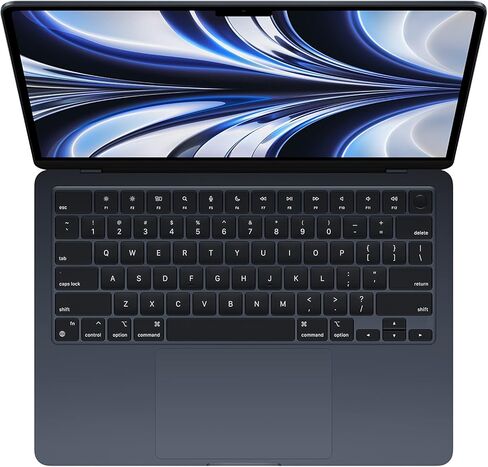 Apple 2022 MacBook Air with M2 chip, 8 core CPU, 10 core GPU, 16GB RAM, 512GB SSD Storage - Midnight (Z1610005E) in Kuwait