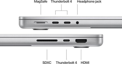 كمبيوتر محمول Apple MacBook Pro مع شريحة Apple M5 Pro مع وحدة معالجة مركزية 15 نواة ووحدة معالجة رسومات 16 نواة: شاشة Liquid Retina XDR مقاس 14.2 بوصة، وذاكرة موحدة سعة 48 جيجابايت، ومحرك أقراص SSD سعة 1 تيرابايت؛ فضي in Kuwait
