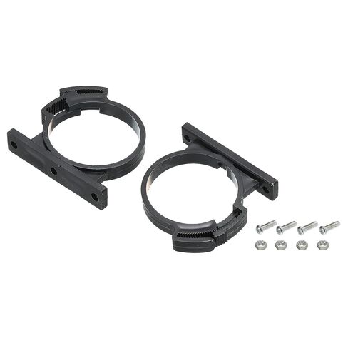 Generic Water Tank Hoop, Water Cooling Reservoirs Acrylic Black Dia 50mm for Cylindrical Computer Liquid Cooling Radiator Pack of 2 in Kuwait