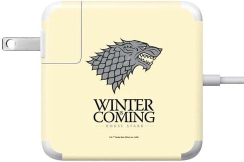 Skinit Decal Other Skin Compatible with 85W Power Adapter (15 and 17 inch MacBook Pro Charger) - Officially Licensed Game of Thrones: House Targaryen Design in Kuwait