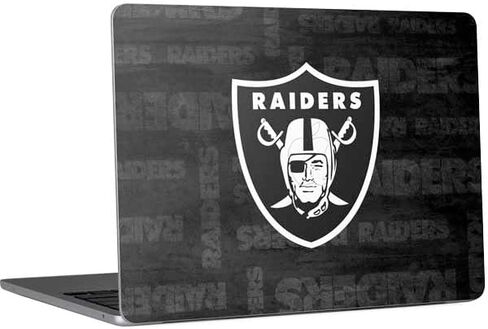 Skinit Decal Laptop Skin Compatible with MacBook Air 13in M4 (2025) - Officially Licensed NFL Las Vegas Raiders Large Logo Design in Saudi Arabia