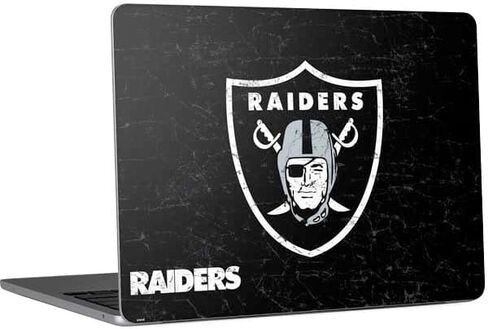 Skinit Decal Laptop Skin Compatible with MacBook Air 13in M4 (2025) - Officially Licensed NFL Las Vegas Raiders Large Logo Design in Saudi Arabia