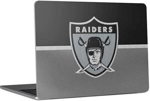 Skinit Decal Laptop Skin Compatible with MacBook Air 13in M4 (2025) - Officially Licensed NFL Las Vegas Raiders Large Logo Design in Saudi Arabia