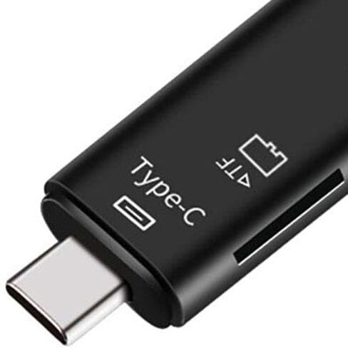 3X 5-in-1 Multifunctional OTG Card Reader Micro-SD/SD Card/USB Reader Support TF Android Type-C Phone/Computer in Kuwait