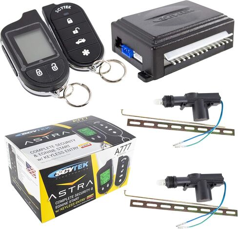 Car Alarm Security System, Keyless Entry 2-Way LCD 2 Door Locks Scytek A777 in Kuwait