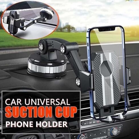 Car Phone Holder with Super Adsorption, Rotatable and Hands-for Dashboard, Windshield, and Skylight in Kuwait