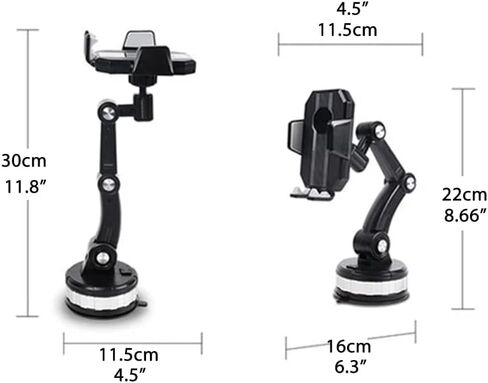 Car Phone Holder with Super Adsorption, Rotatable and Hands-for Dashboard, Windshield, and Skylight in Kuwait