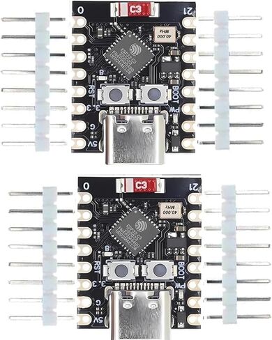 ESP32 ESP32-C3 Development Board Mini ESP32 C3 Circuit Boards Supports WiFi Bluetooth Compatible with Arduino (2PCS) in Kuwait