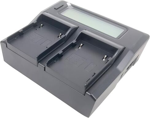 شاحن بطارية شاشة LCD سريع لكاميرا Canon BP-A Series BP-A30 BP-A60 BP-A65 BP-A90 CG-A10 CG-A20 XF605 XF705 EOS C200 C200B C220B C300 C500 C700 in Kuwait